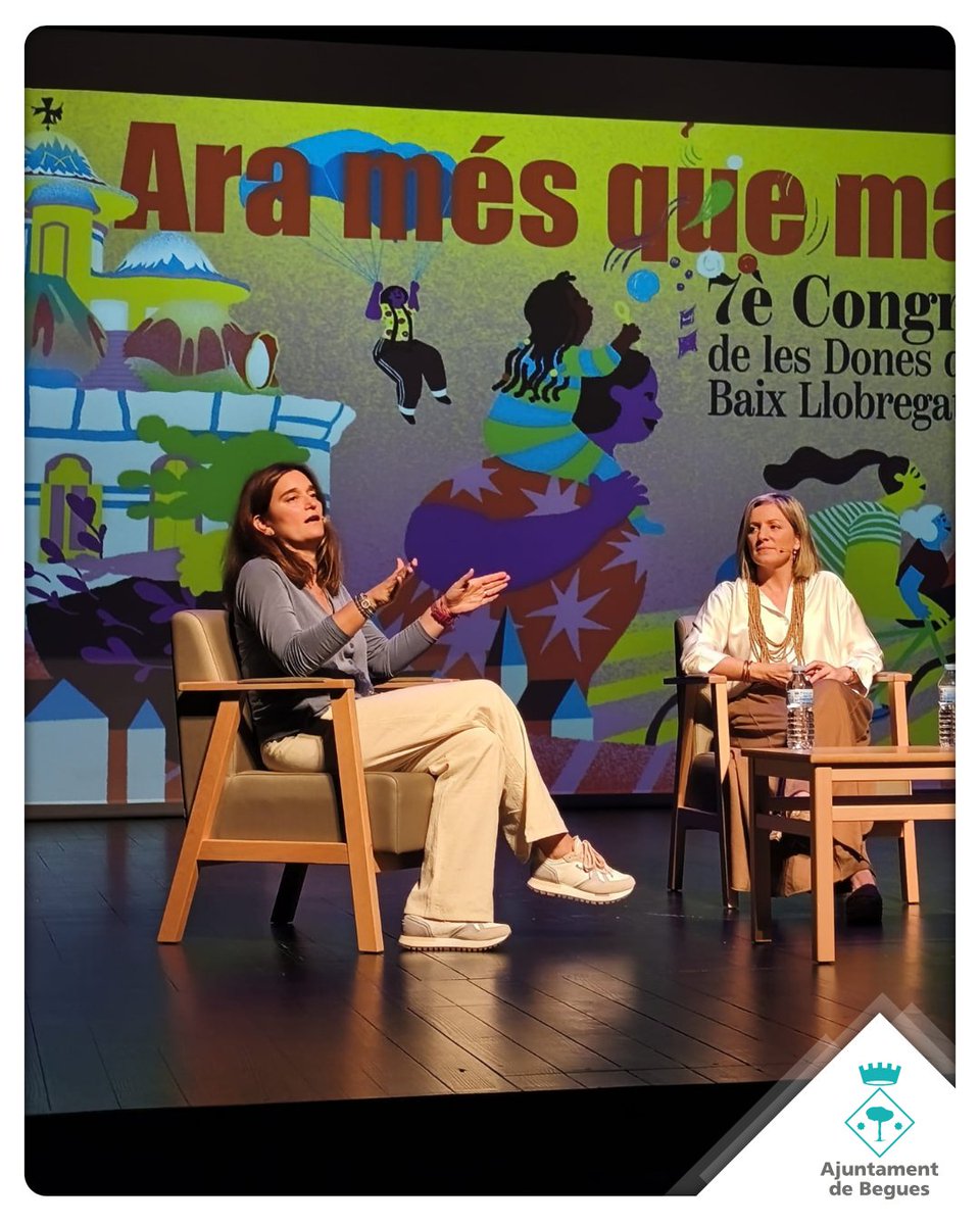 ajbegues's tweet photo. ♀️ L'acte formava part del 7è Congrés de les Dones del Baix Llobregat, del qual #Begues és subseu, i va comptar amb la presència de Gemma Rodriguez, vicepresidenta primera del @CCBaixLlobregat. https://t.co/yEZOG8wuyZ