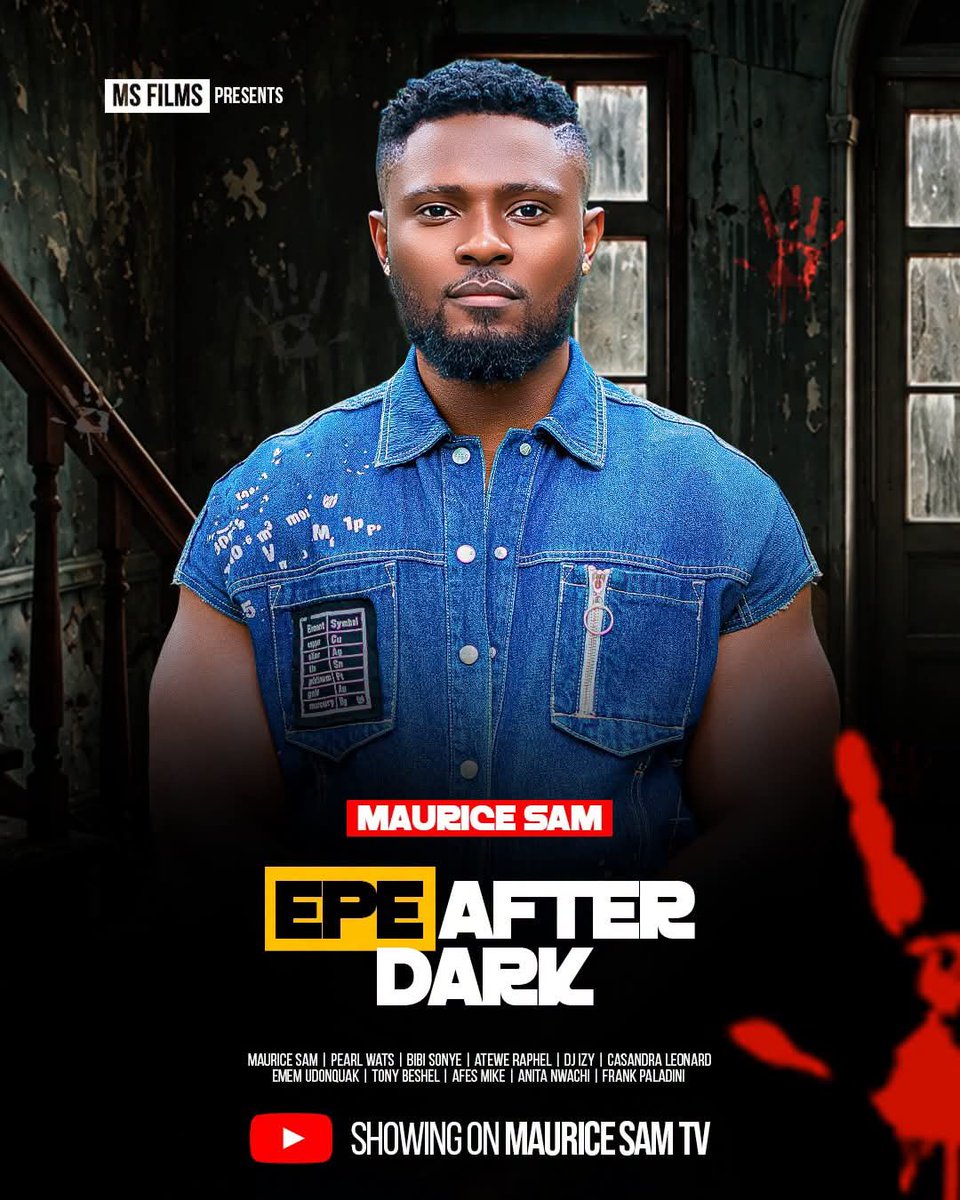 MauriceSamClan's tweet photo. Pick your preferred trouble😅
Epe After Dark is now showing exclusively on #MauriceSamTV with Maurice Sam, Pearl Wats, Emem Udonquak, Anita Nwachi and many more 
https://t.co/mYcsn0rCzo https://t.co/yRJXM8HyM8