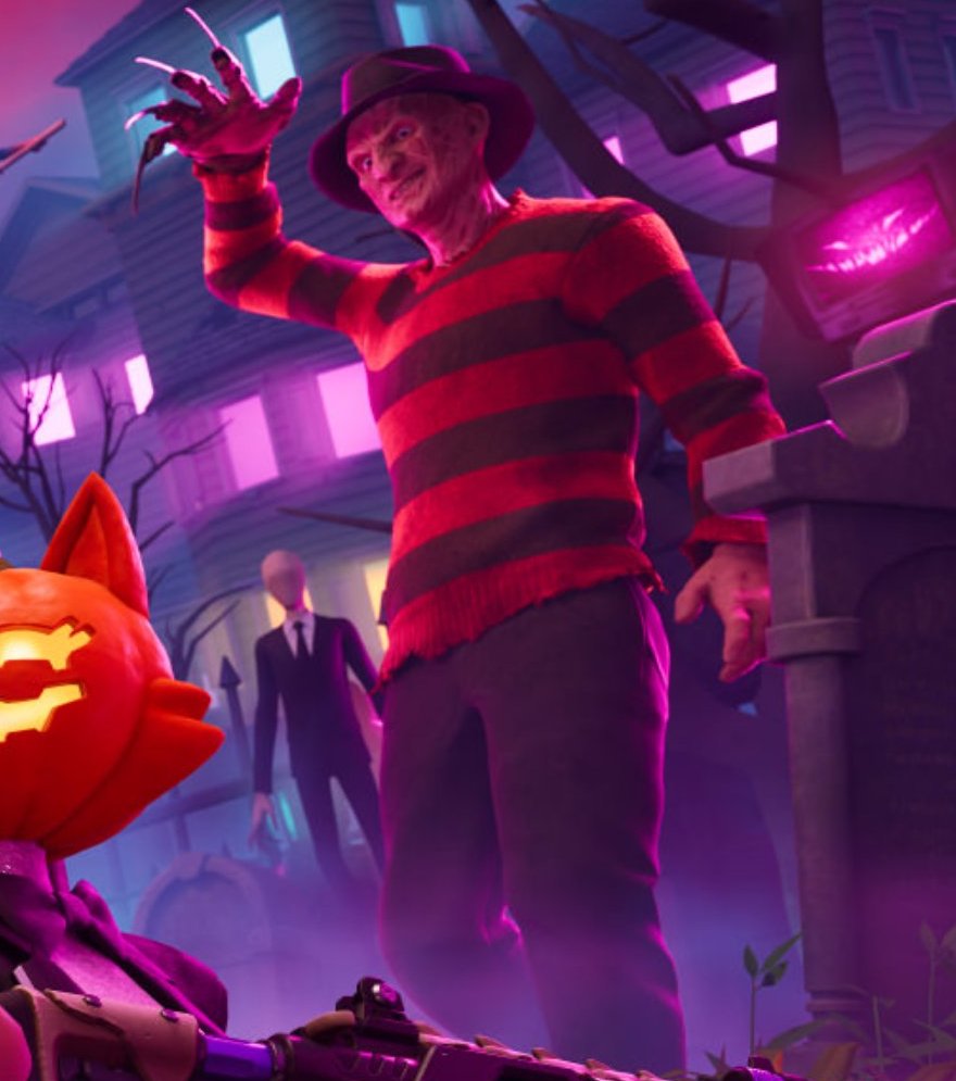 HYPEX's tweet photo. FREDDY KRUEGER RELEASES TOMORROW

Skin Bundle + Backbling, Pickaxe, Emote, Wrap, Kicks &amp; Guitar https://t.co/XVUG1kKSfA