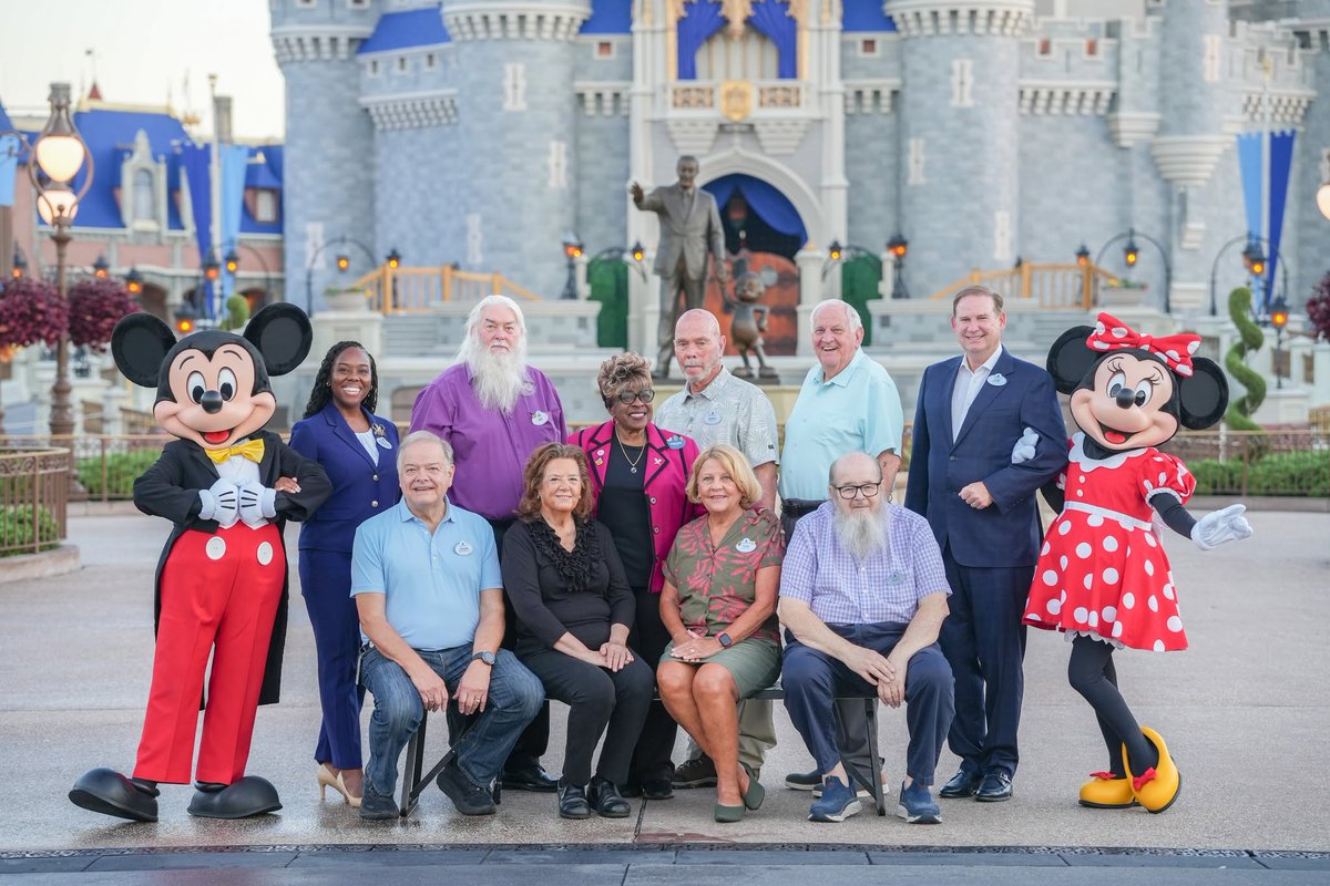 ScottGustin's tweet photo. Walt Disney World is celebrating its 55th anniversary today.
Disney marked the milestone by sharing a new photo of its “Class of 1971," Cast Members who helped open the resort on Oct. 1, 1971, and are still at Walt Disney World 55 years later. https://t.co/jyokXHPF9e