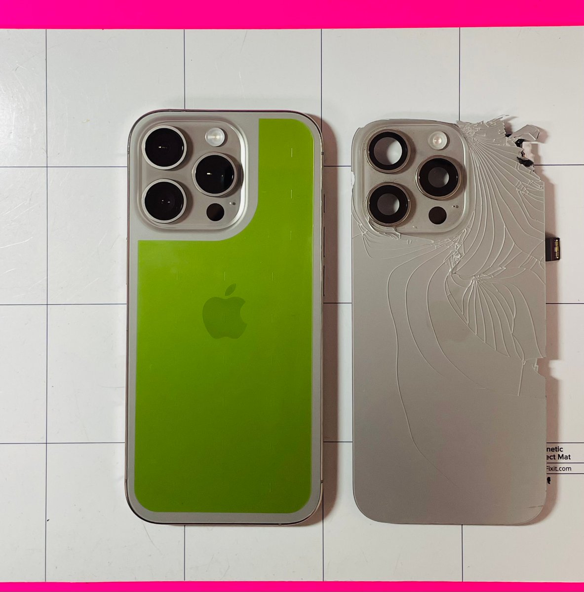 MobileLizard's tweet photo. 📱 iPhone 16 Pro Back Glass Repair — start to finish.
Genuine OEM Apple replacement part, professional installation, and the important final step: pairing the new component back to the iPhone’s logic board.
See how the repair is done. 🔧
#iPhone16Pro #BaltimorePhoneRepair https://t.co/pLap66YY2A
