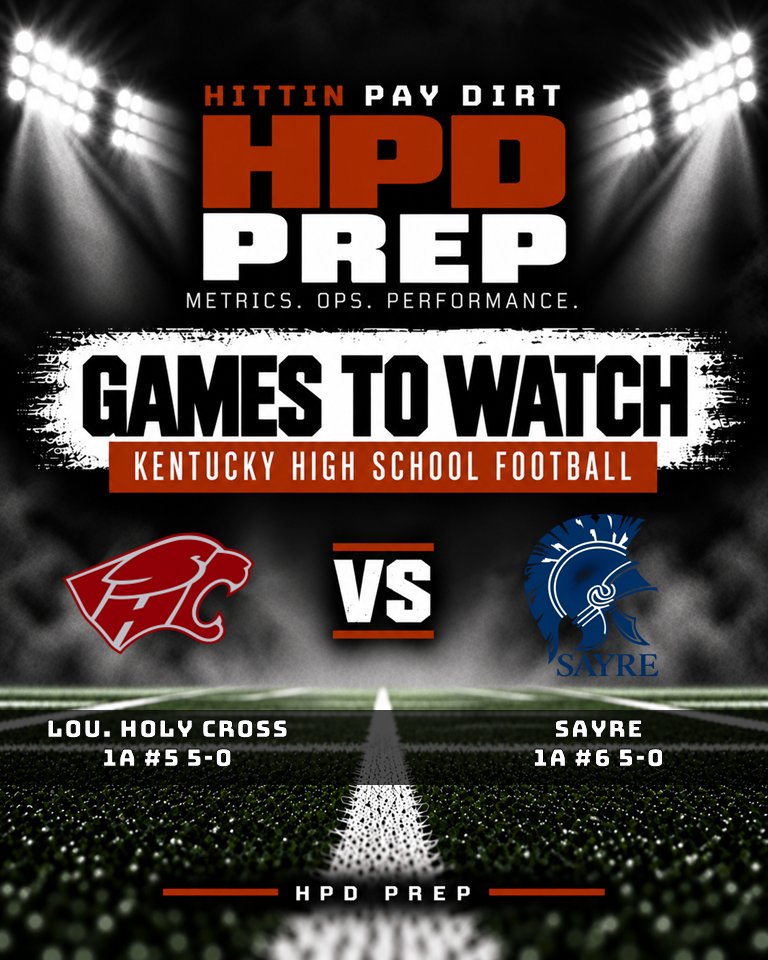 HPDPrep's tweet photo. WEEK 7 – KENTUCKY GAMES TO WATCH 🏈

15 Kentucky high school football matchups to watch across the state – ranked teams, rivalry games and important matchups as we move deeper into the season.

Which game are you watching this week?

HITTIN PAY DIRT – HPD PREP
Metrics. Ops. Performance.
#KHSAA #KYFootball #KYHSFB #KYPreps #HPDPrep