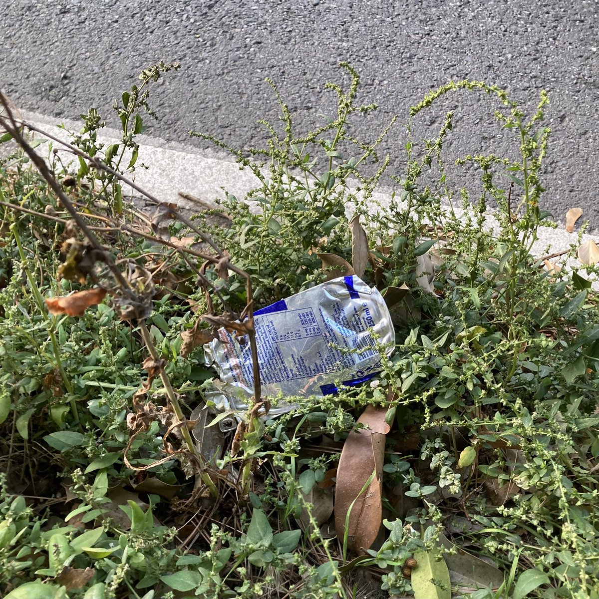 RedBullLitter's tweet photo. Red Bull can #1997: At the side of the road, Totteridge. #RedBull #Litter #LitterPicking #Recycling #KeepBritainTidy https://t.co/BWTPkWABBH