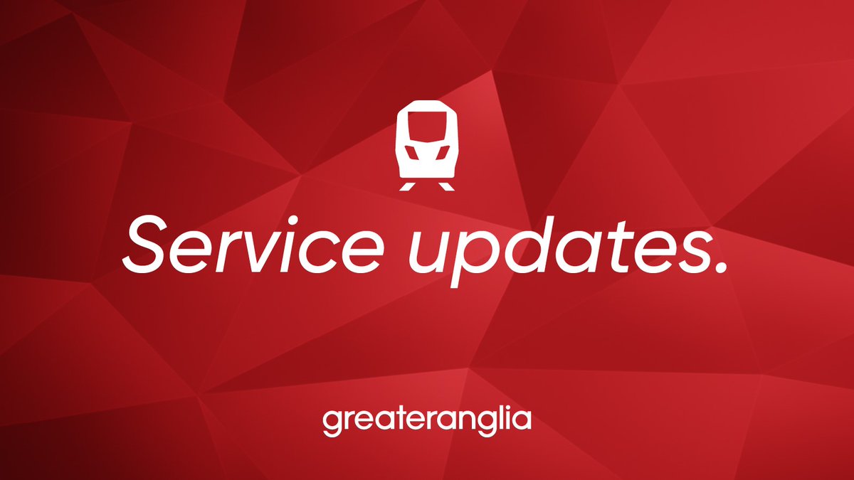 greateranglia's tweet photo. Hello Everyone!                  

📨Get in touch if you need any help and we will get back to you as soon as we can.                 

All service updates here: https://t.co/dp7WHwokyK                

All planned engineering works and services alterations here: https://t.co/r62LiOIZj4