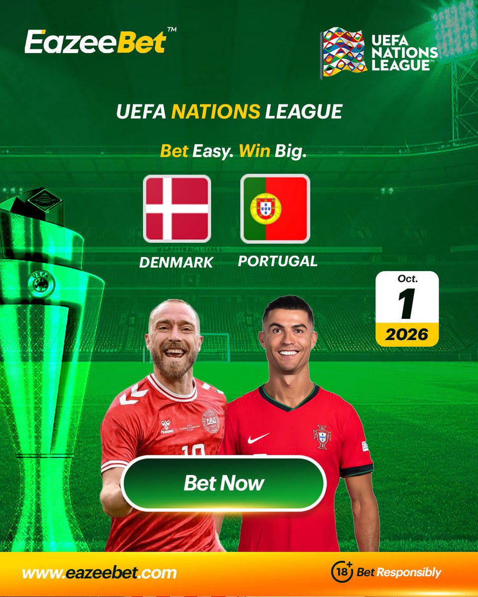 EazeeBetng's tweet photo. 90 MINUTES. 2 NATIONS. 1 EPIC SHOWDOWN.
Feel the action. Bet Easy. Win Big.
https://t.co/14m8qn8TRC
#EazeeBet #SpainVsCroatia #UseContactless #Laja4ResetLagos2027 #Opayat8 https://t.co/FeNItRznAo