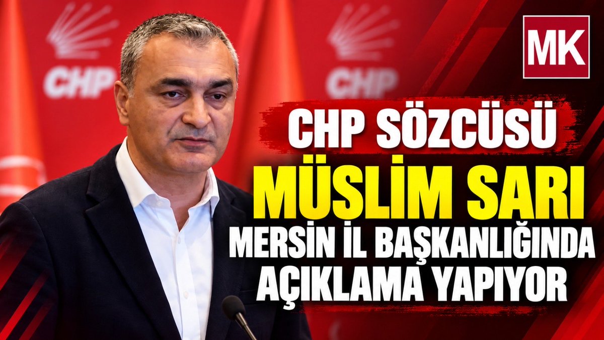 mkhabertv's tweet photo. #CANLI | CHP PARTİ SÖZCÜSÜ MÜSLİM SARI 'MERSİN İL BAŞKANLIĞI’NDA AÇIKLAMA YAPIYOR
https://t.co/MbuKLHmhUe @YouTube aracılığıyla
@muslimsarichp @herkesicinCHP
#chp #sondakika #canlıyayın #mkv https://t.co/ZbNcoVwS2V