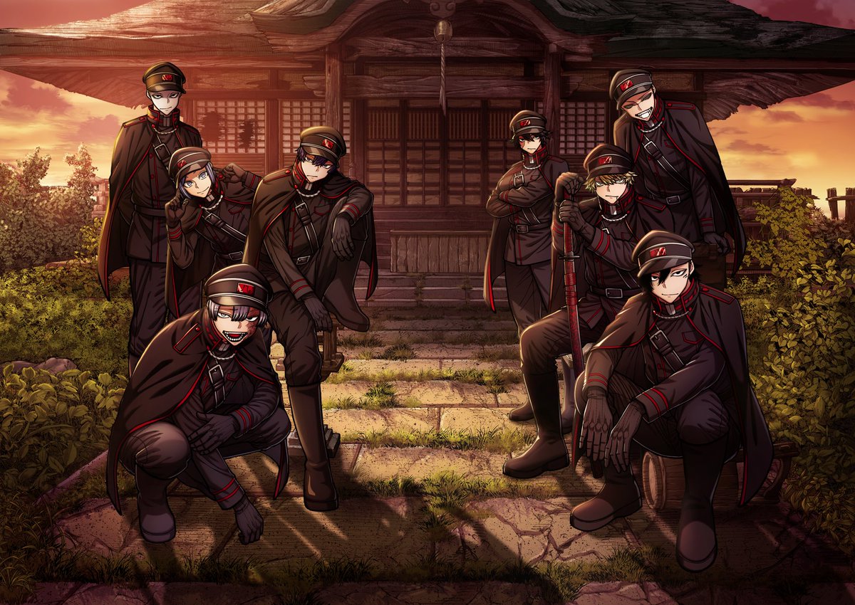 tougenanki's tweet photo. ㊗️巻頭カラー㊗️
鬼國隊の皆様久々ですね。やはりこの8人じゃないとね🦛 https://t.co/w9TK6CUCu6