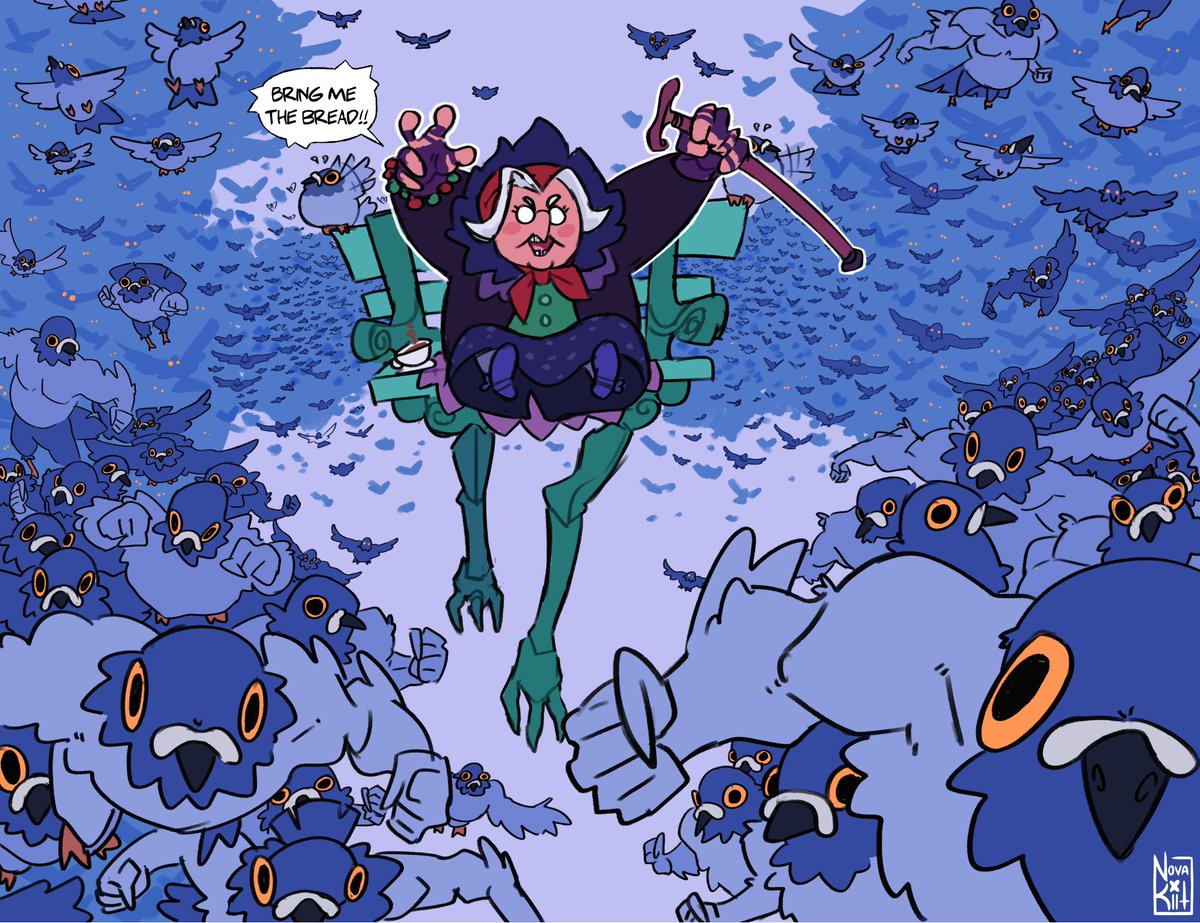 Nova_Kiit's tweet photo. Release the pigeons! 

[ #deadlock #baba #fanart] https://t.co/MQnTURCjes