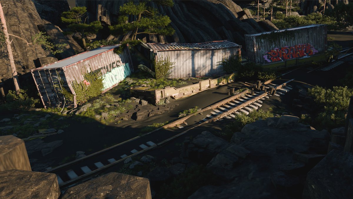 playProdZero's tweet photo. The world of Production Zero isn't a blank canvas. People were here before you, but they're gone - leaving behind clues to what happened. Discover the secrets of the dangers that await, before they find you. #ProductionZero #FactoryGame #ConceptArt https://t.co/69XAgulk5e