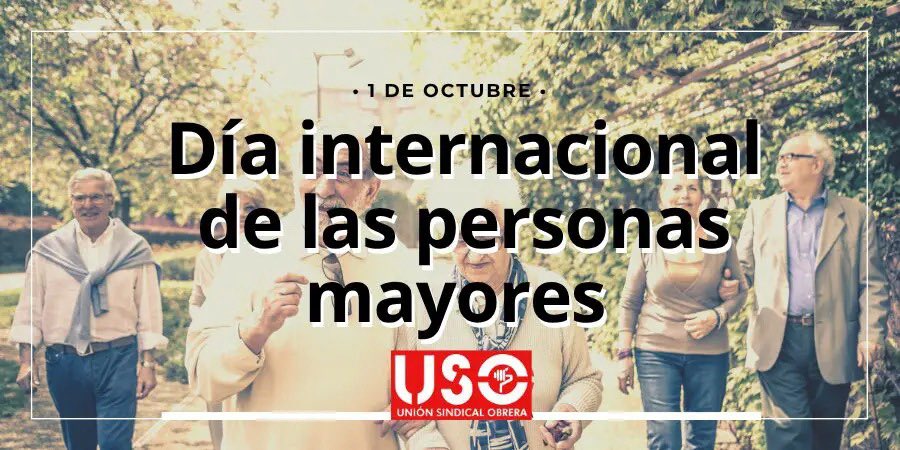 FEUSO_ANDALUCIA's tweet photo. ¡Una vejez digna es un derecho!

USO reclama pensiones suficientes, servicios públicos de calidad, más plazas residenciales y una vivienda digna para las personas mayores.

La edad no puede ser motivo de precariedad, exclusión o pérdida de derechos.

🔗 https://t.co/NmdbfIHT3O https://t.co/jTAq1fiejz