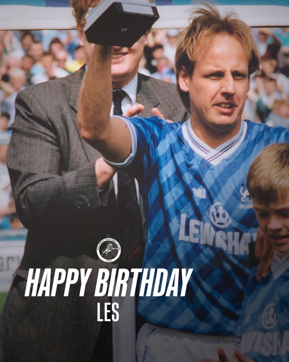 MillwallFC's tweet photo. We hope you have a brilliant day, Les 🙌 https://t.co/QJqNmnGrxF