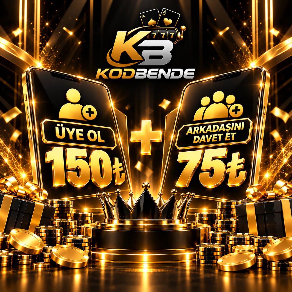 kodbenderesmi's tweet photo. 🔥 KODBENDE’den Kaçırılmayacak Fırsat!

💰 150₺ → Üye ol kazan !
🎯 75₺ → Arkadaşını getir, sen de kazan!

Hemen Gir:  https://t.co/K1fYZp6P8t

#kodbende #hediye #nakit https://t.co/yvcVZhVpbd