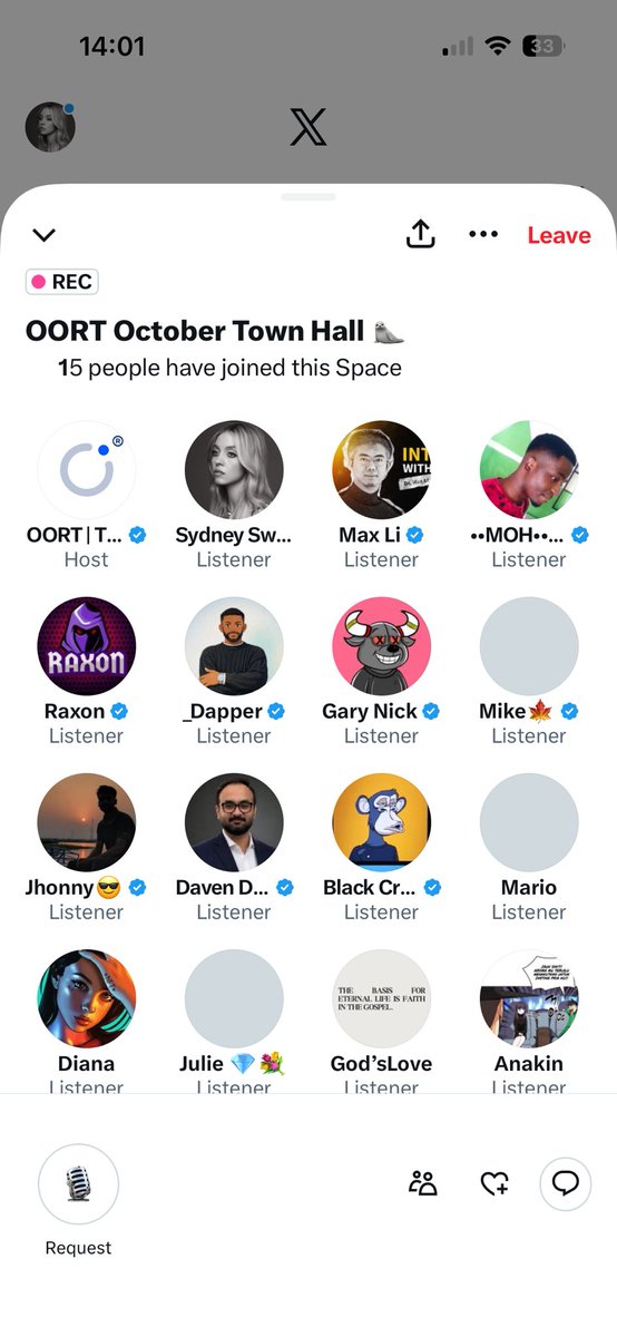 Sydneyswt's tweet photo. @oortech Listening carefully https://t.co/hPymNygv2d