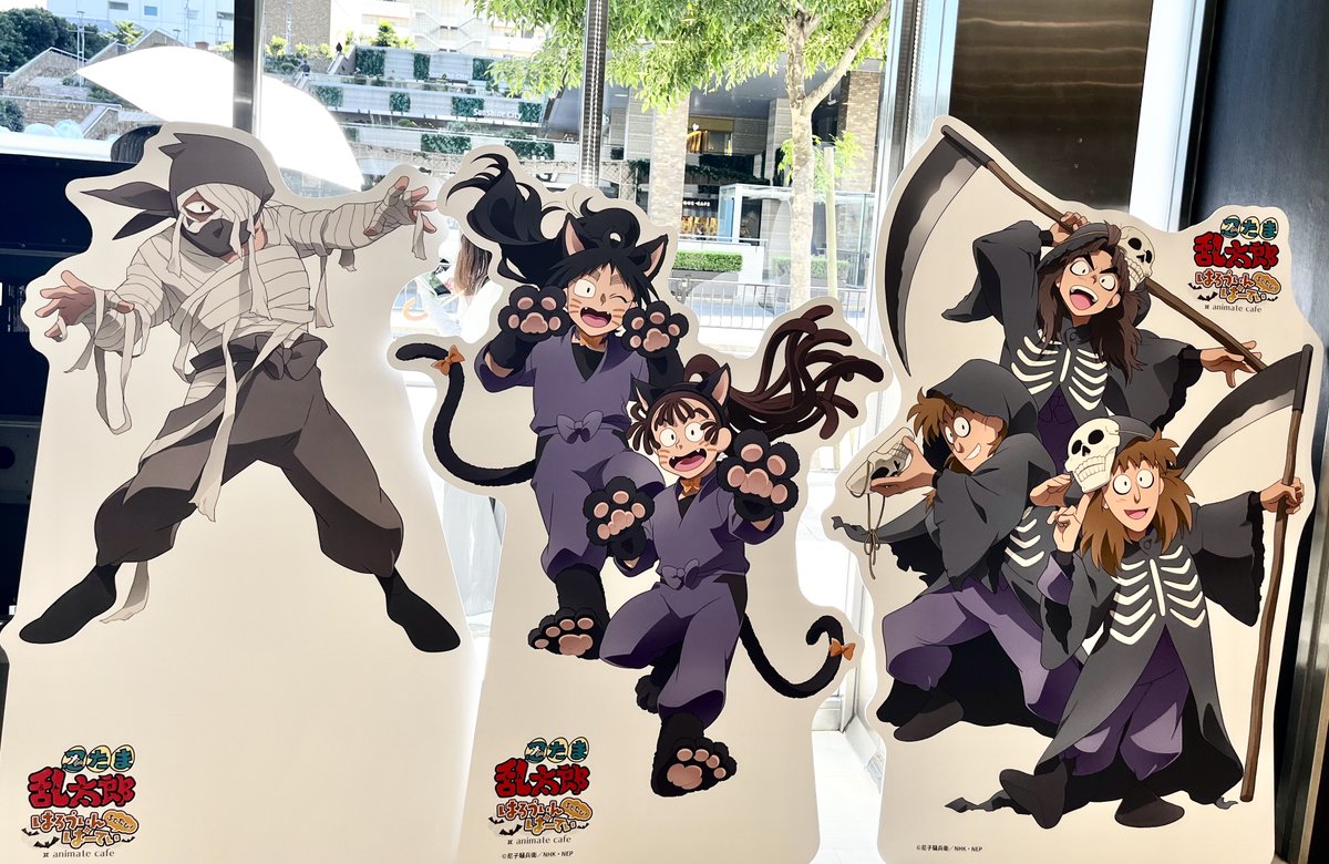 MiGiiiiii's tweet photo. アニカフェの忍たまハロウィン行けてよかった〜〜帰りに世界堂も寄れてよかっった〜〜 https://t.co/CkC2ku6Rtl