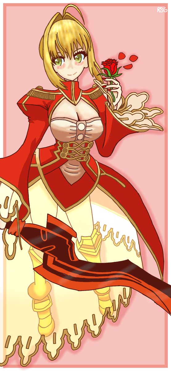 Rafaxsg's tweet photo. 🏛 Red Saber 🌹
#FateEX_Record #EXTRAリメイク https://t.co/bOHlnDFiSS