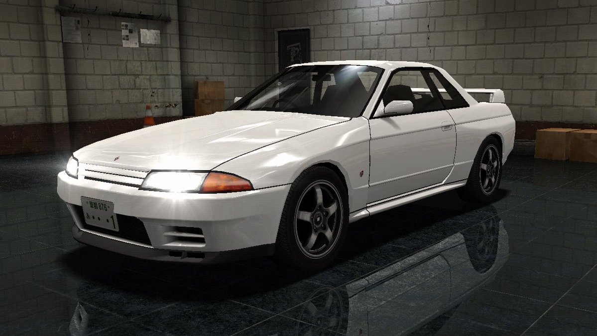 Sou_SO726's tweet photo. 新しくモデリングされたR32、見比べてみると結構違うな…
新作の湾岸イグニとかで流用されたりするのかな？🤔
#ドリスピ
#湾岸マキシ https://t.co/KrT6cuySqI