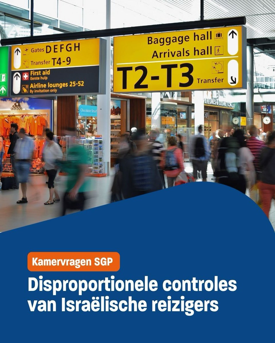 SGPnieuws's tweet photo. Disproportioneel en onuitlegbaar. Deze boycot is al onbegrijpelijk. Dat vervolgens ook nog eens reizigers uit Israël zonder aanleiding worden gecontroleerd en gescreend, is volledig onacceptabel.

Laten we hier zo snel mogelijk mee stoppen! https://t.co/OpmVzACMsS
