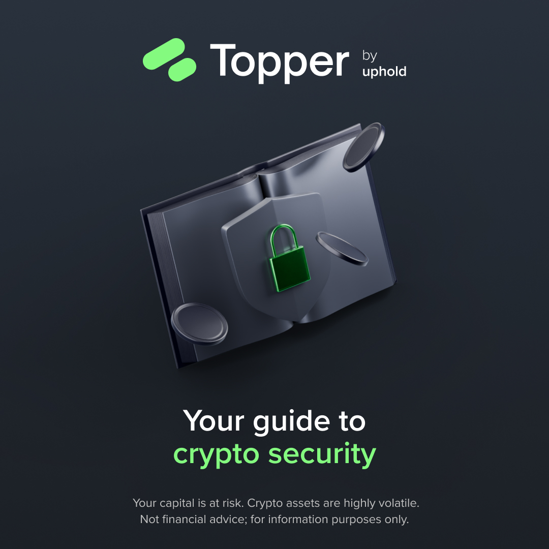 TopperbyUphold's tweet photo. Not your keys, not your crypto. But what actually are your keys? 🔐

For Cyber Security Awareness Month, we broke down the exact difference between a Seed Phrase and a Private Key.

Read our full security guide to make sure your assets are actually safe.

🔗  https://t.co/fmKyNi38Q0