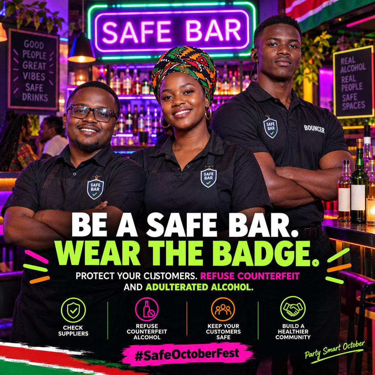 SwtDee1's tweet photo. Make the smart choice today. Look out for your crew. Knowing when to call it a night is the ultimate flex this Party Smart October. #SafeOctoberFest https://t.co/qwj2OPYT6b