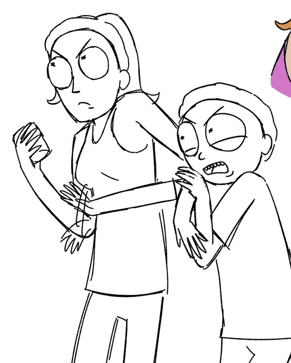 drewsonlypeak's tweet photo. Realised I don't draw Summer enough erm
I love seeing them bond 

#rickandmorty https://t.co/Q63XcnDwJZ