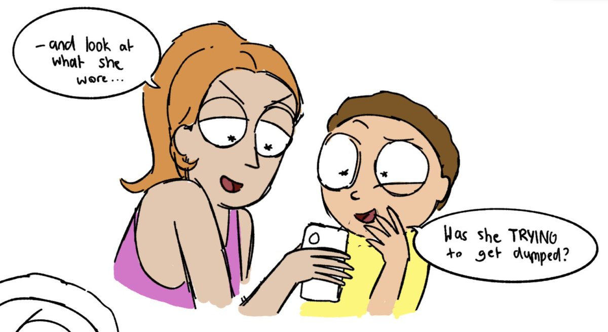 drewsonlypeak's tweet photo. Realised I don't draw Summer enough erm
I love seeing them bond 

#rickandmorty https://t.co/Q63XcnDwJZ