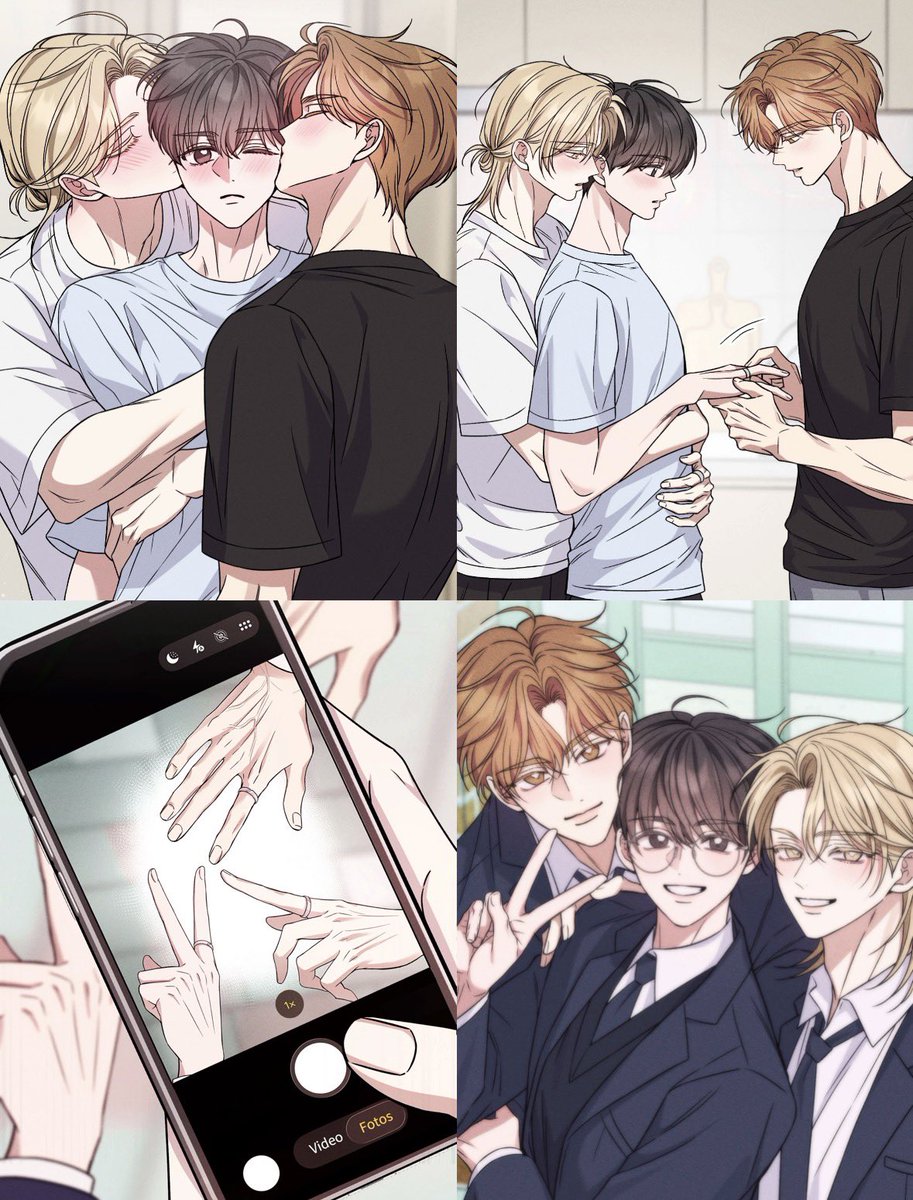 _contreraskari's tweet photo. this is EXACTLY how every love triangle should end 💖✨

#ABlessedNight https://t.co/0hKHM8ZJT0