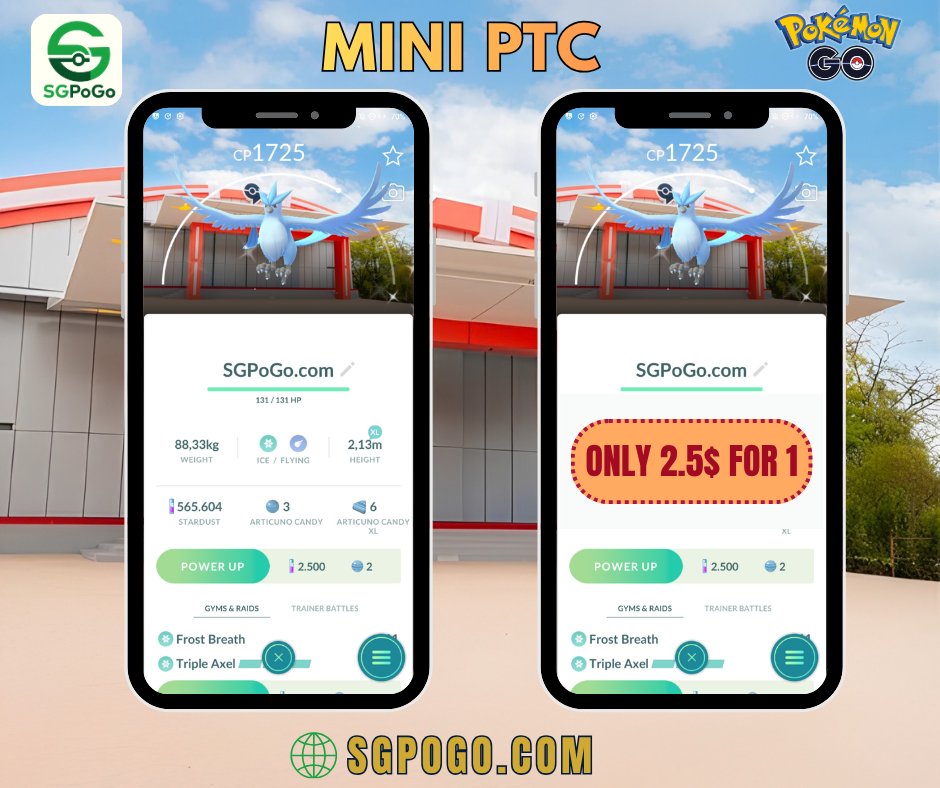 Saugaopogo_156's tweet photo. NEW MINI PTC AVAILABLE ✨
Pikachu with the Málaga background and Articuno with the Kanto Park background!
Missing either from your collection? Message us for details.
https://t.co/skTDQgqoxt
#PokemonGo #SGPoGo #LocationBackground https://t.co/3XAONBKsWa