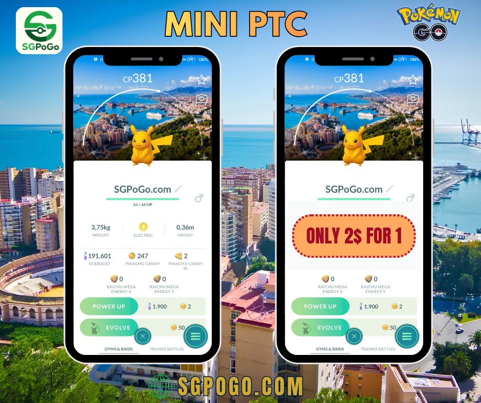Saugaopogo_156's tweet photo. NEW MINI PTC AVAILABLE ✨
Pikachu with the Málaga background and Articuno with the Kanto Park background!
Missing either from your collection? Message us for details.
https://t.co/skTDQgqoxt
#PokemonGo #SGPoGo #LocationBackground https://t.co/3XAONBKsWa