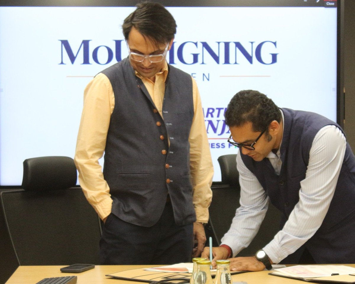TWorksHyd's tweet photo. Two states. One shared goal: creating stronger pathways for startups to build, prototype and scale in India.

T-Works hosted the Startup Punjab(GoP) delegation for the exchange of an MoU, bringing together key stakeholders from Punjab’s startup and industrial ecosystem and Telangana’s manufacturing innovation ecosystem.

The delegation included Mr. Amit Dhaka, IAS, CEO, Invest Punjab; and Mr. JASPREET SINGH, IAS, Director, Industries & Commerce-cum-State Startup Nodal Officer, along with the Invest Punjab team.

The collaboration will focus on knowledge sharing, stronger startup ecosystem linkages, and access to prototyping and manufacturing capabilities.

Looking forward to building stronger pathways for startups across both states. 

@Min_SridharBabu @AnveshReddy_TG @DigitalMediaTG @TGRising2047 @CPRO_TGCM @jogitanikella @invest_punjab @Startup_Punjab @PbGovtIndia