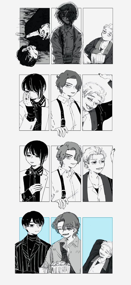 Ni20ray's tweet photo. 9月に描いたやつ
漫画は特に気に入ってるところだけ https://t.co/NgqD5Ztpgl