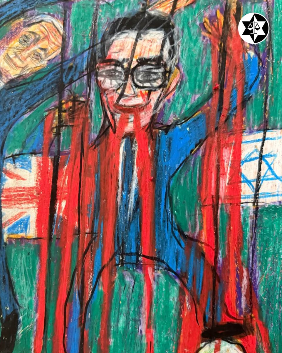 antisemitism's tweet photo. We wrote a letter to @LewishamCouncil, but didn’t receive a response, so we thought we would bring our message directly to its doorstep.

In HARTslane Gallery – a gallery operating from a building owned by Lewisham Council – Matthew Collings has unveiled his latest “art” exhibition.

Among his previous works were:

• A depiction of the French–Israeli owner of Sotherby’s auction house, with blood dripping from his mouth alongside the words “Hey look I’m selling a fantastic painting, while eating a baby alive”. The blood libel – in which Jews are accused of murdering infants in order to use their blood for ritualistic purposes – is a classic antisemitic trope which has been continually reworked into modern manifestations.
• Several paintings referred to the 7th October Hamas massacre, one apparently bearing the words: “no evidence that sexual violence was used as a weapon on October 7,” and “no beheaded babies, no evidence of rapes”.
• Pieces depicting the British Prime Minister as slavishly following orders from the Jews or the Jewish state – yet another classic trope.
• Paintings juxtaposing stars of David – the best-known symbol of Judaism and the emblem of the state of Israel – with Nazi imagery.

HARTslane Gallery has publicly rejected the International (IHRA) Definition of Antisemitism, characterising its “enforcement” in the art sector as a symptom of “increasing state repression on free speech”. This stands in direct contravention of Lewisham Council’s adoption of the Definition in 2019.

@LewishamCouncil, this new exhibition is taking place in one of your buildings. Take action now.
