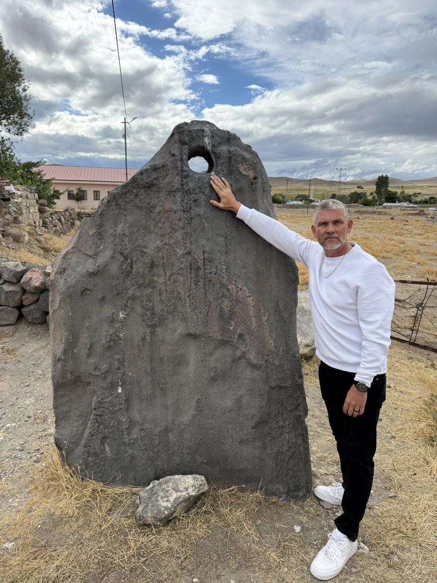 pastorlocke's tweet photo. Noah was a true genius and had fantastic building abilities. He was 600 years old when he got on the Ark, so he wasn’t some ignorant cave dweller. This is one of the many “anchor stones” that the Ark was able to use. These holes would hold massive ropes which would then hang beneath the Ark in the water. When the storm was at its strongest, the weight of the stones would hold the boat in place and keep it from capsizing. This is a sailing marvel even by today’s standards. Even the rocks tell the truth of God’s Word.