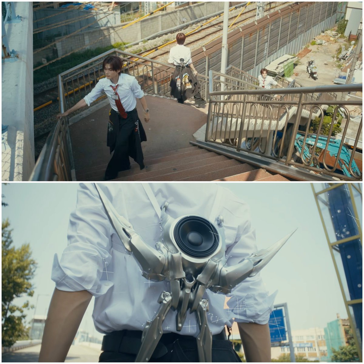 GoGoPAKUHA's tweet photo. イジョンの音集めマシーンだけめっちゃ重機😭w ハンビンなんて背負えるリュック型なのに。ちょっと、やれやれ、みたいになってるしwww
➫ https://t.co/fr9iU4KsX3
#EVNNE #이븐 #イブン
#이정현 #イジョンヒョン
#onournoise
#20261019_6PM https://t.co/sEyBM6rr1p