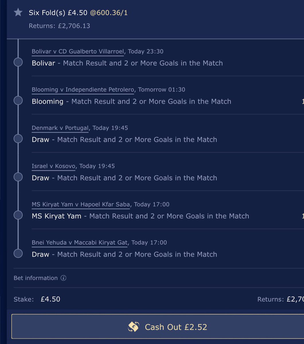 O_P_O_UK's tweet photo. Dey with me👊 

RISKY🗣(ONLY USE 1% of your betting acct bal)

Gift: 601 odds (6 games)👉 Sportybet Code🤷‍♂️
 
👉 ₦200K giveaway when it wins https://t.co/w2JulbGjHd