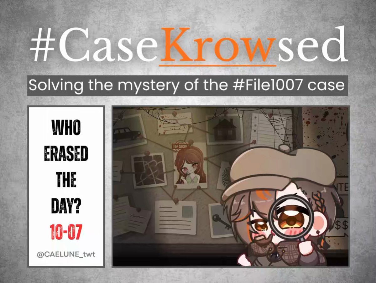 tansbleuy's tweet photo. Hmmm......? 
Detektif krow

Ayo ikutan #CaseKrowsed https://t.co/wuQoEpX7ik