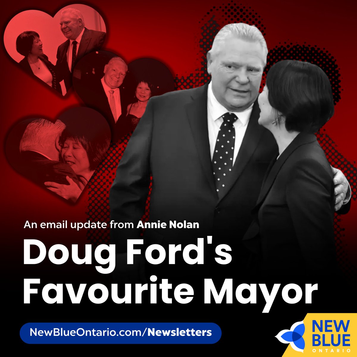 NewBlueON's tweet photo. Under Olivia Chow, Toronto homeowners took a 9.5% property tax hike in 2024, the biggest in more than 25 years. Another 6.9% followed in 2025. City Hall now takes about $1 billion a year more in property taxes than when she started.

That's the record Doug Ford calls "incredible." He bragged about sending Toronto over $9 billion from Ontario taxpayers to keep it going.

Read more 👇
https://t.co/0C8s0tP8aT

#onpoli