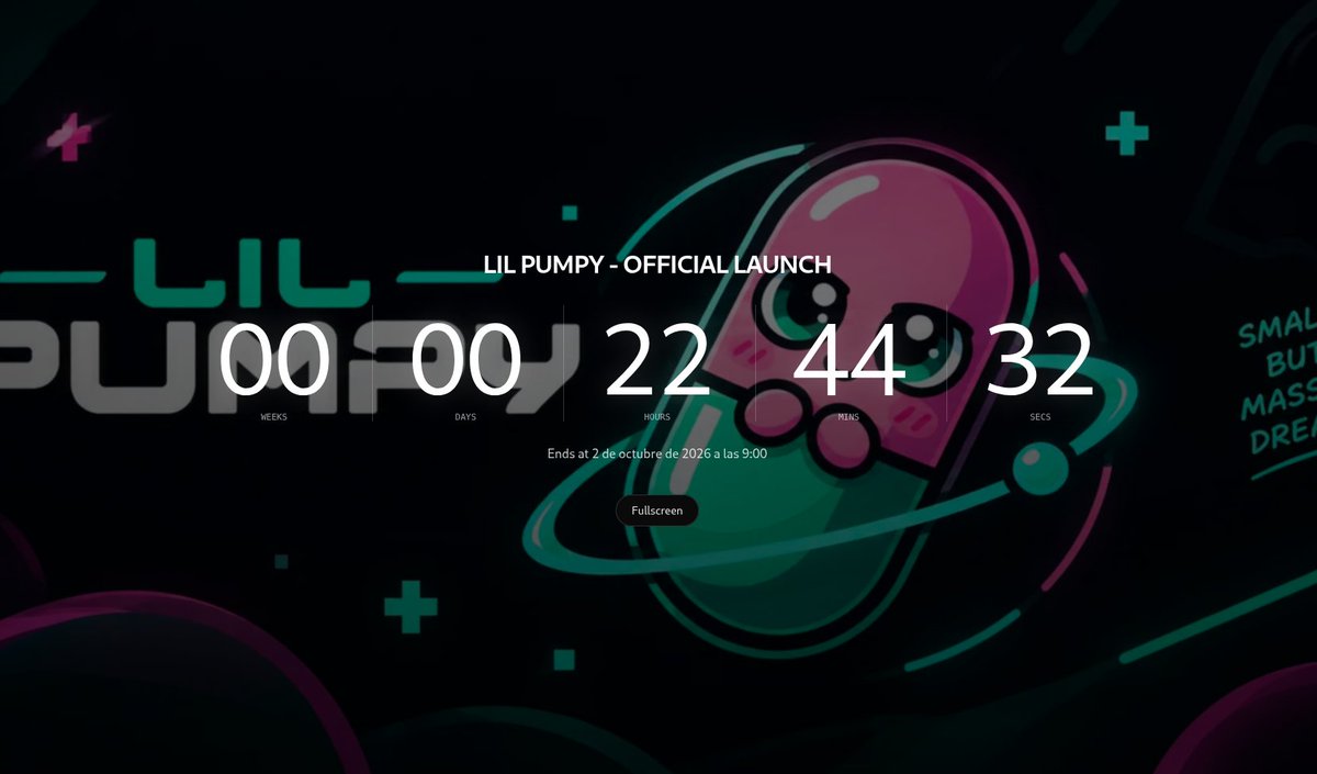 LilPumpyOk's tweet photo. Thursday feels different… 👀

One sleep left.

Tomorrow, the little Pumpy goes live. 🩷💚

October 2 — 09:00 AM UTC-3

Have your alarm ready. ⏰

https://t.co/ylr7NPKRN2

@agontc
@StanSOL4k
@Nostalgicgareth
@DonCryptonium
@lokixLuffy
@AKBoy9o7
@beverly_4l
@SolanaNerd
@sapkarthik
@sfumato77x
@jebson52
@fairtrades69
@MrKrakene
@Poolsharking423
@kiloklips
@fetakii
@stngzx
@NillaGurilla
@sdf234fd
@digitalmanul
@Kane_Degens

#LilPumpy #Solana #Pumpfun