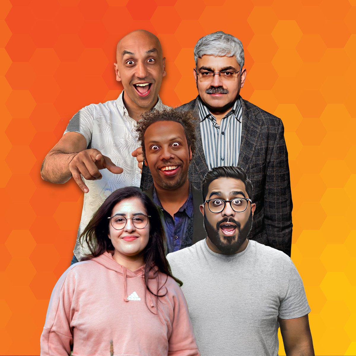 GleeClubBham's tweet photo. Coming up tonight in our Main Room! 🕕👇

@DesiCentral, featuring @marksilcox, @TommySandhu, @samirabankslol, Prince Abdi &amp; Muhsin Yesilada, as part of @BhamComFest 

Doors: 6:15pm
Last entry: 7pm
Approx finish: 9:30pm

🎟️ https://t.co/GtuyD9cTMh https://t.co/i18gESrsbR