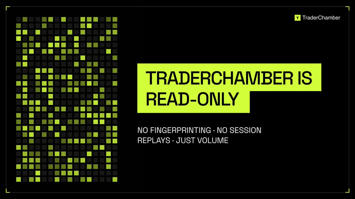 traderchamber's tweet photo. Your APIs, your choice.

Connect your venues with read-only API keys.
TraderChamber only needs your trading volume

No trading permissions. No withdrawals. No access to your funds.

Disconnect anytime.

Read our docs → https://t.co/aCSj4IllYu https://t.co/zlcRwCyI6j