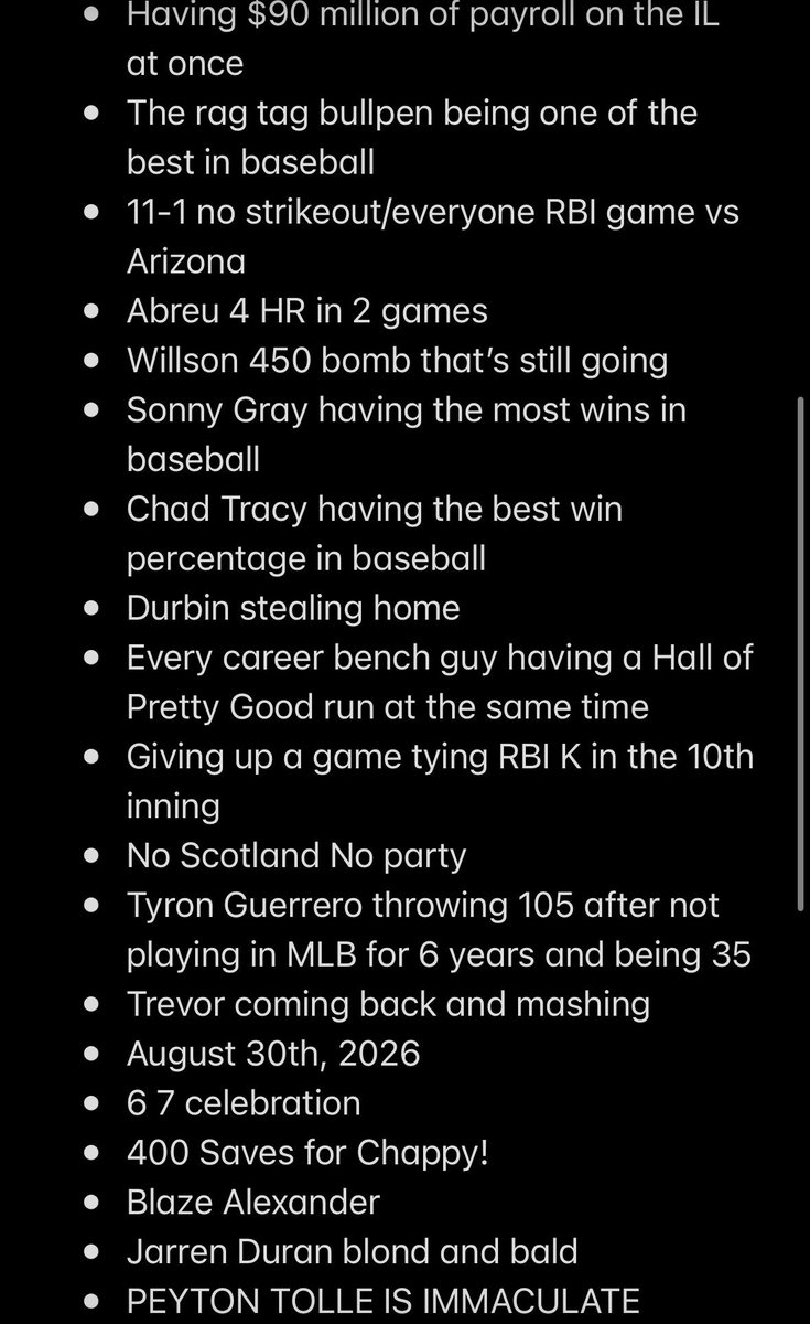 zachaspasta's tweet photo. To honor the magic and absurdity the 2026 Red Sox brought me, here’s the final list

Respond with anything I missed!!!! https://t.co/GGVAgyKogf