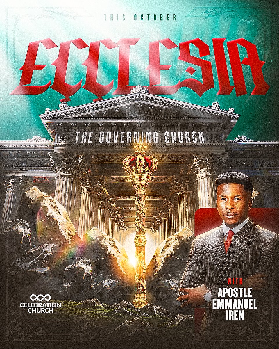 cci__global's tweet photo. This October, step into alignment with divine authority. 👑🔥

We are not just called; we are commissioned to govern.

Join us throughout the month of October as we begin a powerful new teaching series: ECCLESIA: THE GOVERNING CHURCH

Prepare for a shift in perspective, purpose, and spiritual impact as we discover what it truly means to be the Church God has called and empowered to govern.

This is more than a teaching series.
It’s a call to understand who we are, what we carry, and the authority we have been given.

#CCIGlobal 
#Ecclesia