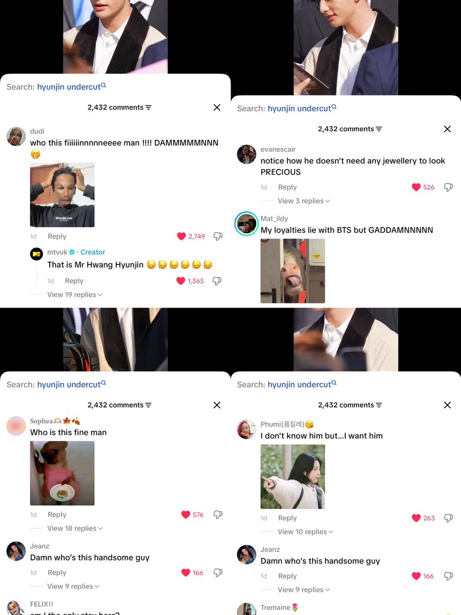 _NotMe_2000's tweet photo. Hyunjin got discovered by the locals after his Dior appearance and now they’re THIRSTING over him 😭😂 The Hyunjin videos on TikTok are pulling MILLIONS of views… he really has the locals in a chokehold 😭🔥

#DIORSummer27_HYUNJIN https://t.co/rKwo7xT8fC