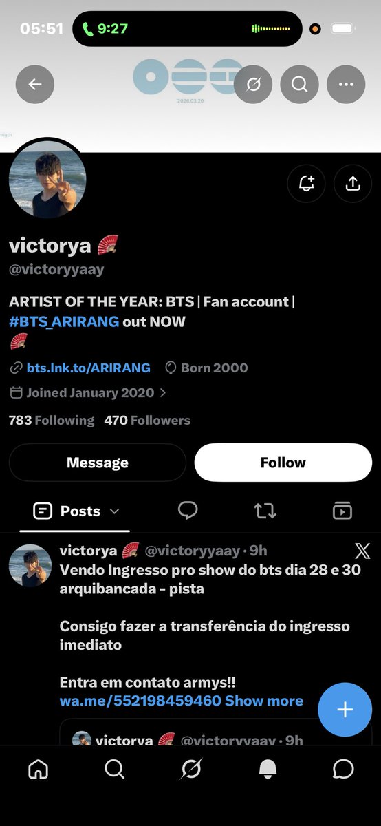 kthbearly's tweet photo. @gracehze a que eu tinha entrado em contato foi esse perfil aqui, que me cobrou 190 https://t.co/cHRlJwRGRx