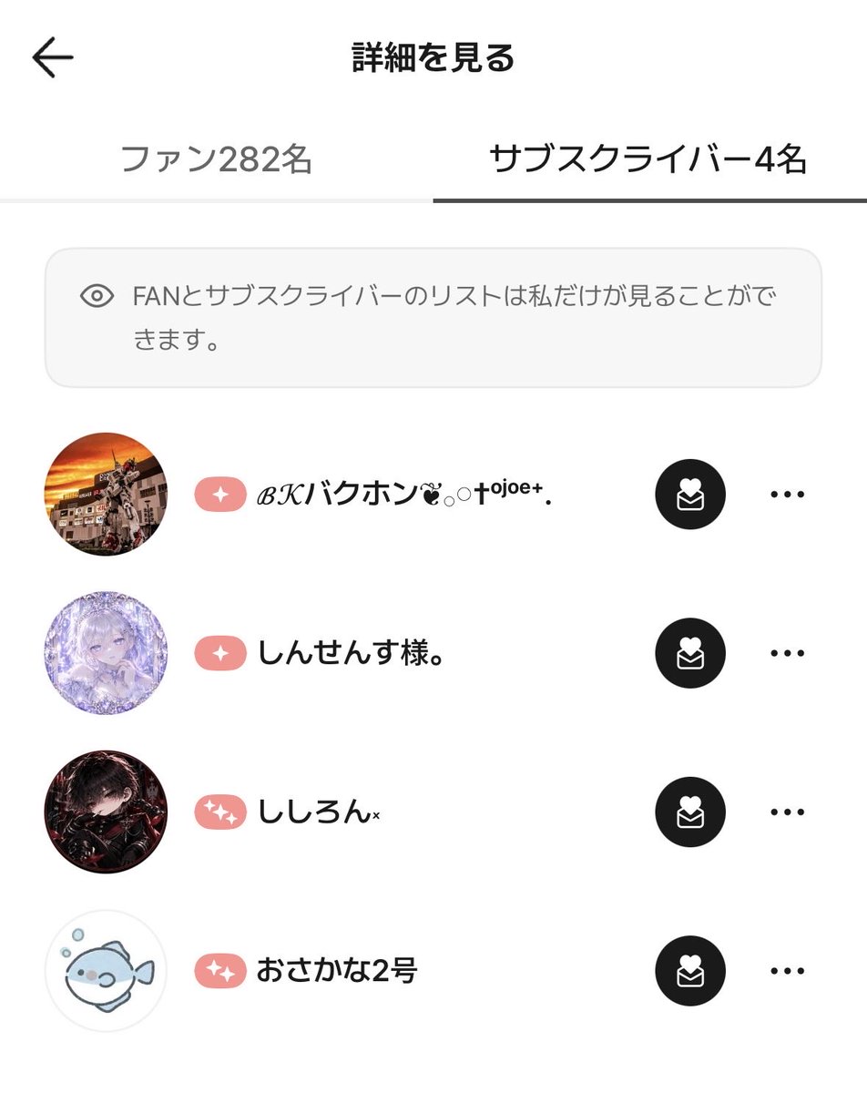 rosechan_spoon's tweet photo. 早速メンシプ入ってくれた

バクちゃん！
せんくん！
ししろんちゃん！
おさかなちゃん！
 
ありがとう😭✨️ https://t.co/yFueFxfobW