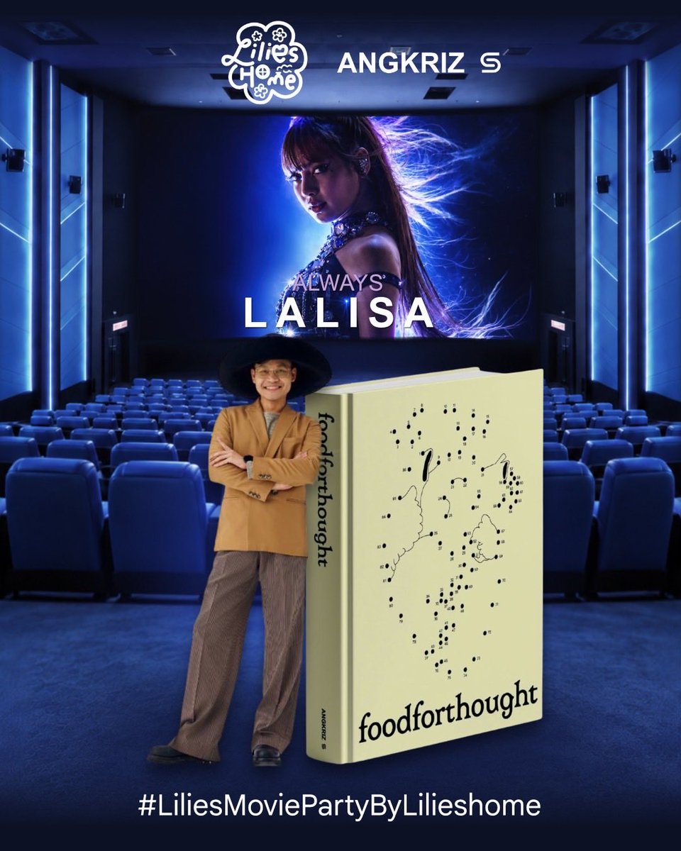 LiliesHome_'s tweet photo. ขอบคุณพี่ลูกกอล์ฟมากๆ เลยนะคะ สำหรับหนังสือดีๆ “Food for thought”ทั้งหมด 627 เล่ม ที่มอบให้เป็นของขวัญสำหรับ #LILIES ทุกคนที่มาร่วมดูหนัง #AlwaysLalisa ในรอบเหมาโรงภาพยนตร์กับบ้านลิลลี่โฮมทั้ง 2 รอบ (วันที่ 12 และ 17 ตุลาคม) ทางเรารู้สึกดีใจและอบอุ่นใจมากๆค่ะ หนังสือดี มีคุณค่า และสร้างแรงบันดาลใจได้ดีที่สุด ใครได้ไปรับรองว่าอ่านแล้ววางไม่ลงแน่นอนค่ะ📚💕

Thank you so much, P'Loukgolf, for this wonderful book “Food for thought” total 627 books! It’s such a lovely gift for who attended the LILIESHOME block screenings for #AlwaysLalisa on both days (October 12 and 17). It felt so heartwarming and joyful. This is a truly great, valuable, and incredibly inspiring book. I’m sure anyone who gets this won't be able to put it down!

Website: https://t.co/0XSMzgMnZz
X: @AngkrizAcademy 
FB: https://t.co/MWDT0VJVlR
IG: https://t.co/cNhY8wUHmG
Tiktok: https://t.co/sdu7Zxo9Yr

@LoukgolfLG @AngkrizAcademy
#LiliesLOVEAngkriz #Angkriz 
#AlwaysLalisa 
#LiliesMoviePartyByLilieshome