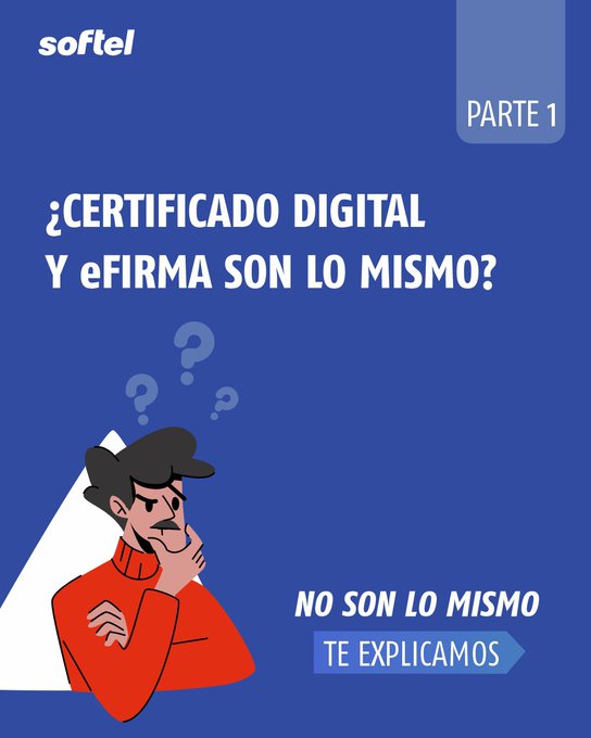 GEIC_DICE's tweet photo. 👨‍💻 Hoy le ayudamos a diferenciar entre certificado digital y eFirma 😉, pues no son lo mismo.

Informar también es acompañar 🤝

#Softel #TransformaciónDigital
#SomosGEIC https://t.co/m4nitDtLp9