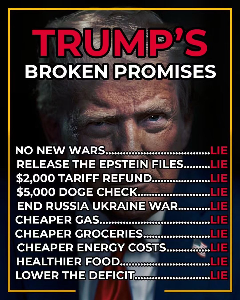 margaretsiegien's tweet photo. Trump's broken promises👇 https://t.co/qRu6Pl0nMV