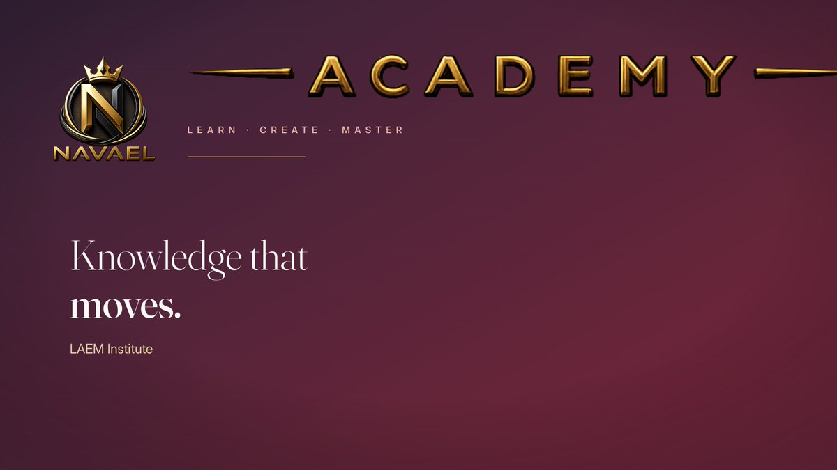 AuveraGlobal's tweet photo. The Navael Academy positioning statement:

> For professionals who have hit the ceiling of self-directed learning, Navael Academy is a professional-growth and mentorship platform where the people who teach are verified before they teach,

> The pathway is assessed rather than 

1 https://t.co/wUXs6A9usI