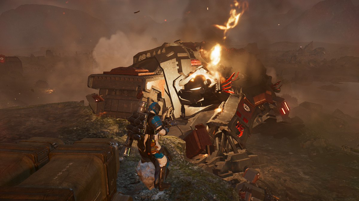 mak_wizard's tweet photo. Campaign Armored Eagle is still ongoing. Valiant efforts have been made to obtain those climate-controlled cupholders. Spill some oil and secure your very own TD-110 Maelstrom tank. Fun and firepower for the whole family.

#helldivers2 #gaming #videogame #majororder #makwizard https://t.co/ZCgpY5AU6Y