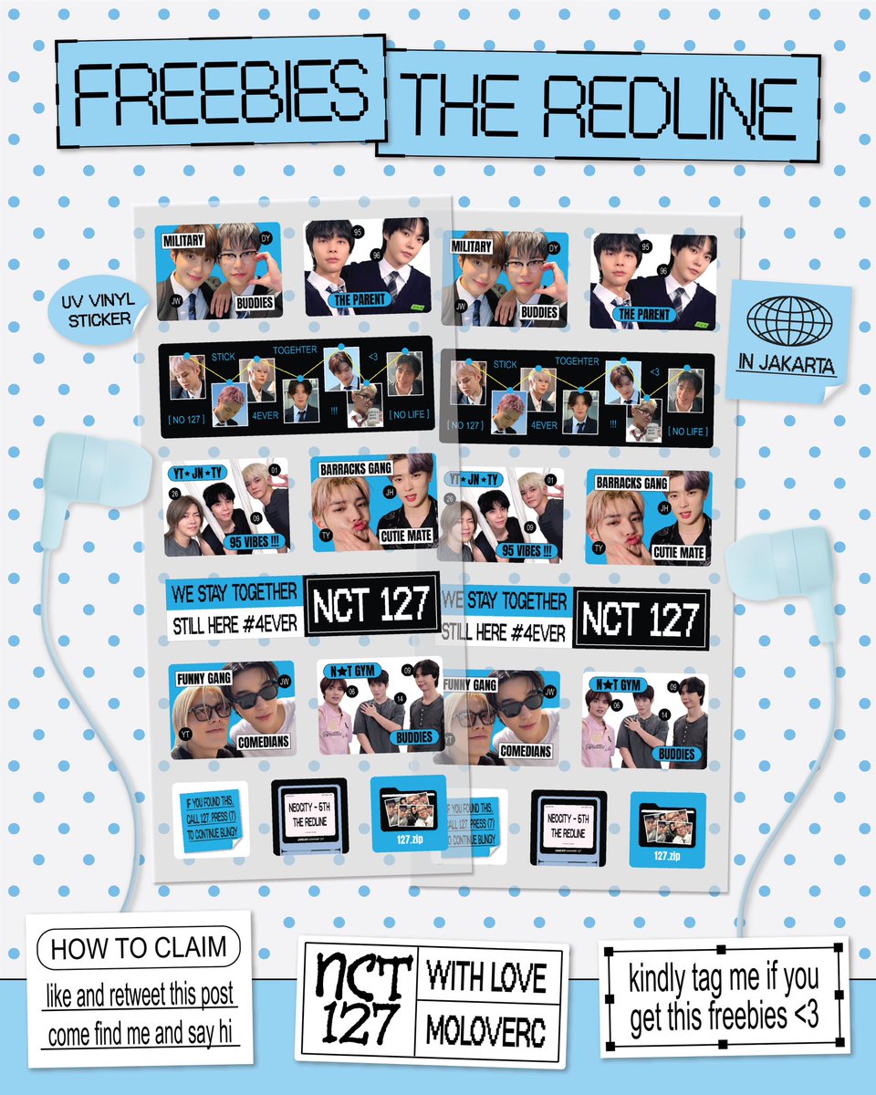 moloverc's tweet photo. help rt &amp; like pleeaaaase :3
freebies nct 127 the redline in jakarta! 
— by @moloverc 

( 🗓️ ) sat, 3 oct 2026
( 📍 ) indonesia arena (specific loc &amp; time tba)

#THE_REDLINE_JAKARTA 
#NCT127_5TH_NEOCITY_THE_REDLINE https://t.co/GTp4ewNQT4
